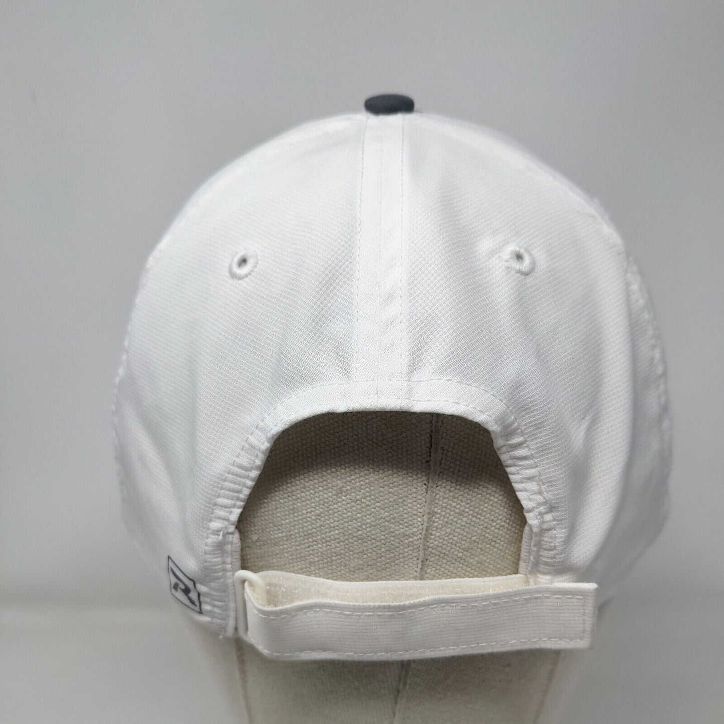Richardson Strapback Hat Gray One Size Adjustable Embroidered Colorblock