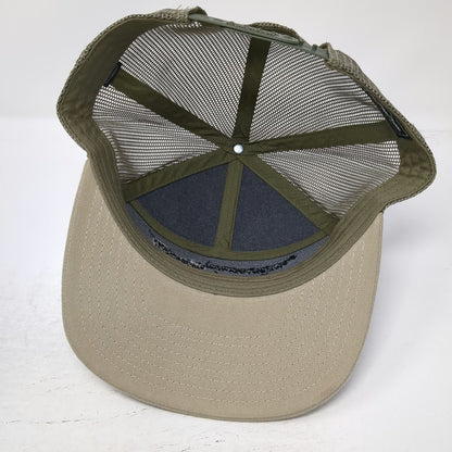 Richardson Trucker Hat Beige Green One Size 7 Panel Churchill Equipment Horse