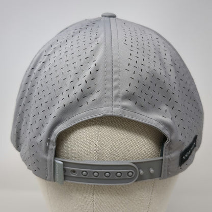 Vortex Trucker Hat Gray One Size Perforated Laser Cut Rope Detail Snapback