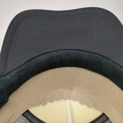 Otto Trucker Hat Black One Size Chicago Skyline Lollapalooza Platinum Mesh