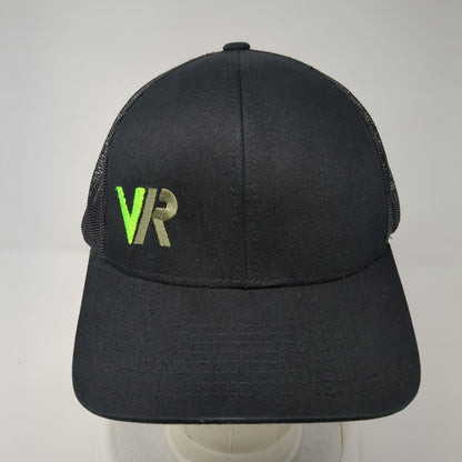 VR Snapback Mesh Back Trucker Hat Black One Size Pacific Headwear