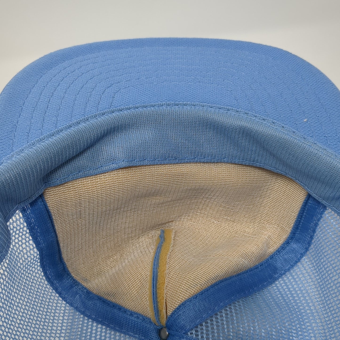 Gulf Shores Snapback Trucker Hat Blue One Size Adjustable Mesh Back Rope