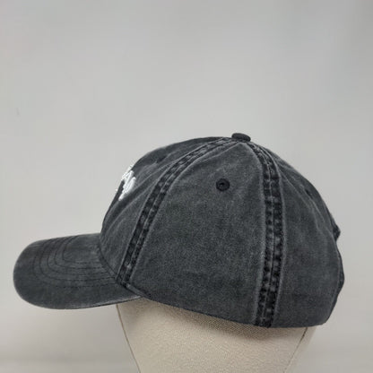 Bad Hair Day Slideback Hat Black OSFM Embroidered Adjustable 6 Panel