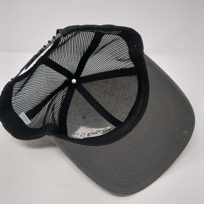 SGW Snapback Mesh Back Trucker Hat Gray One Size Adjustable Richardson