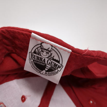 Bubba Gump Shrimp Co. Snapback Hat Red OS Adjustable Embroidered 6 Panel