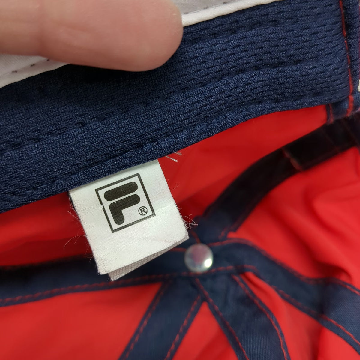 Fila Baseball Cap Red Blue White One Size BNP Paribas Open Tennis Strapback Hat