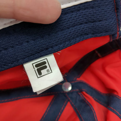 Fila Baseball Cap Red Blue White One Size BNP Paribas Open Tennis Strapback Hat