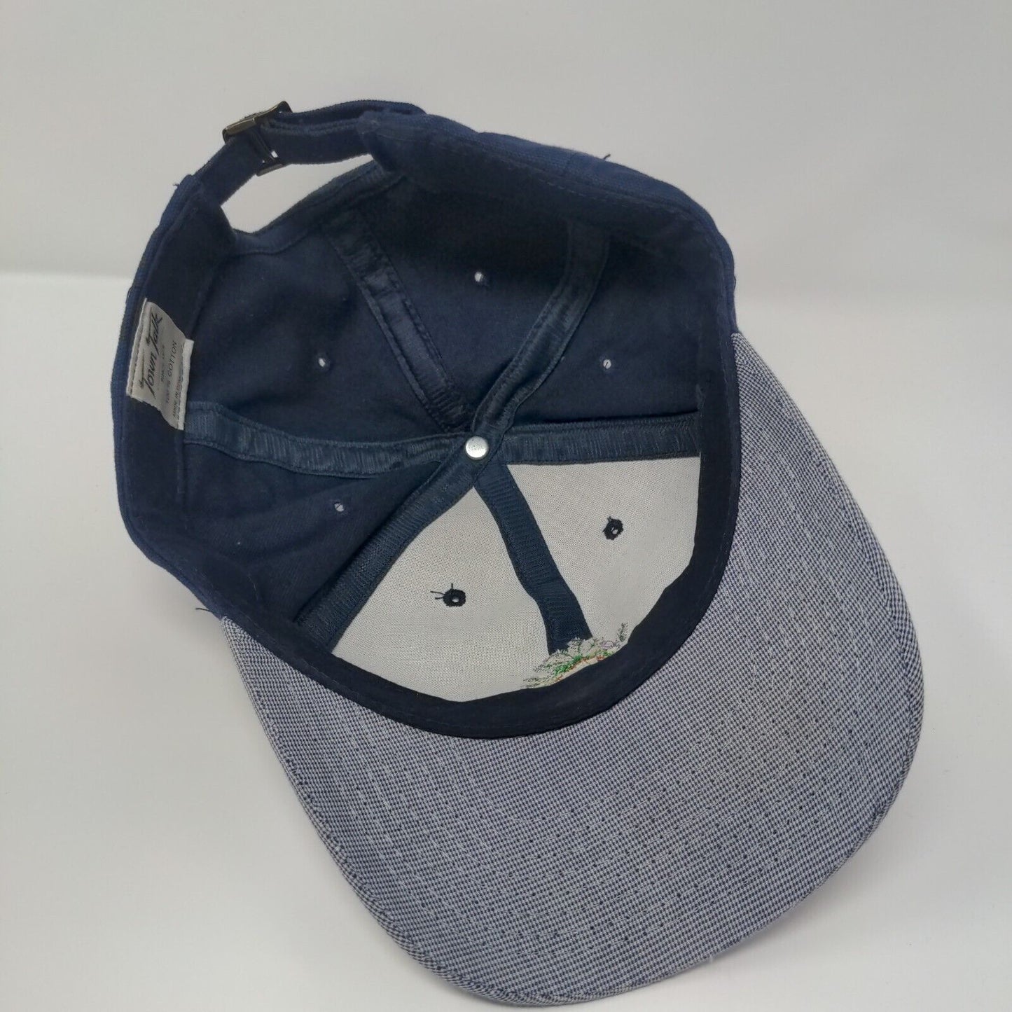 Purple Sage Slideback Hat Blue One Size Adjustable Embroidered Town Talk Cotton