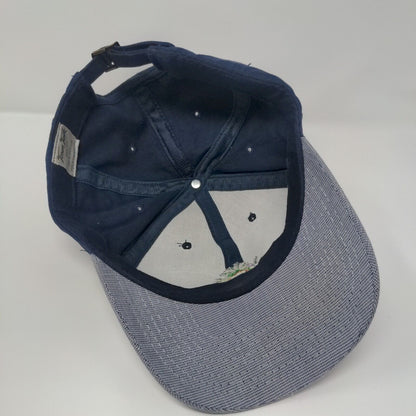 Purple Sage Slideback Hat Blue One Size Adjustable Embroidered Town Talk Cotton
