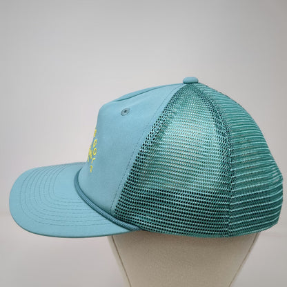 Swannies Golf Trucker Hat Blue One Size Mesh Back Rope Snapback Celebrate Pars