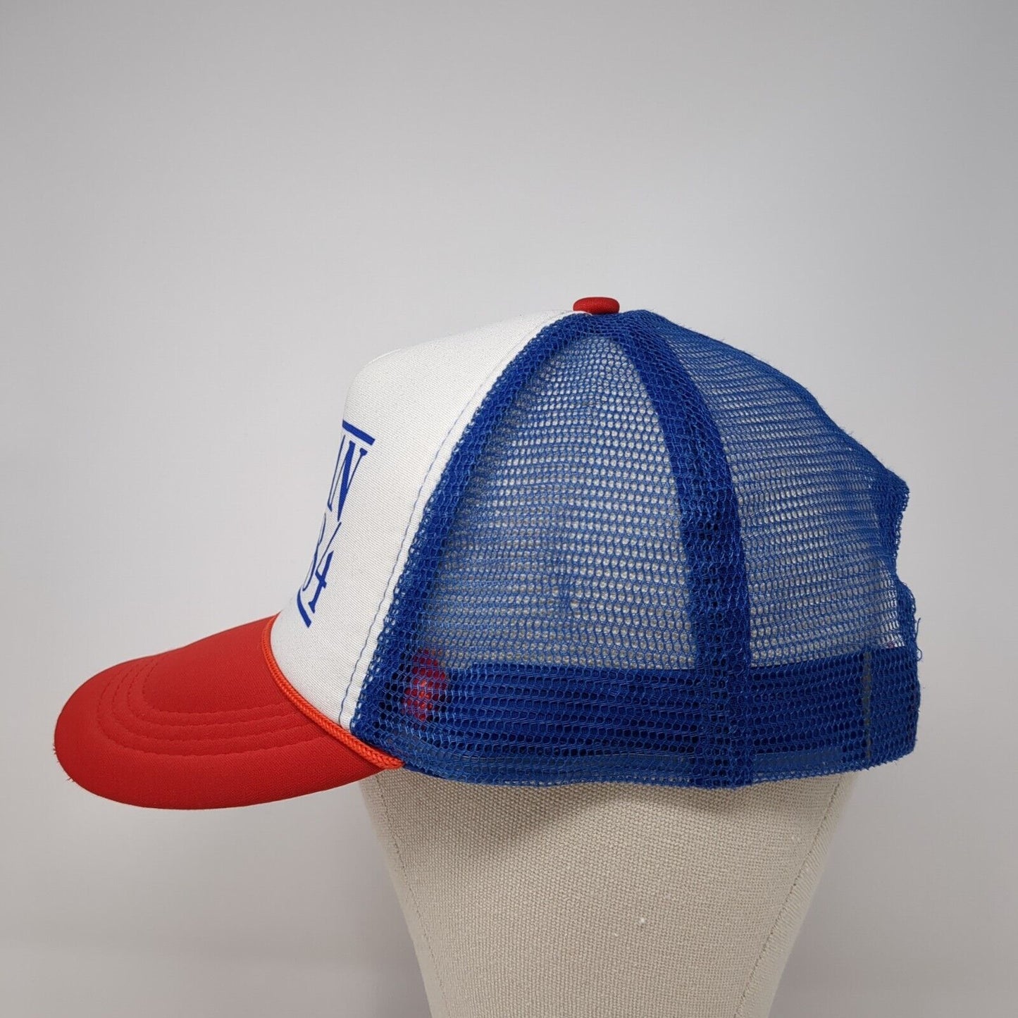 Reagan Bush '84 Snapback Trucker Hat Multicolor OS Adjustable Mesh Back Rope