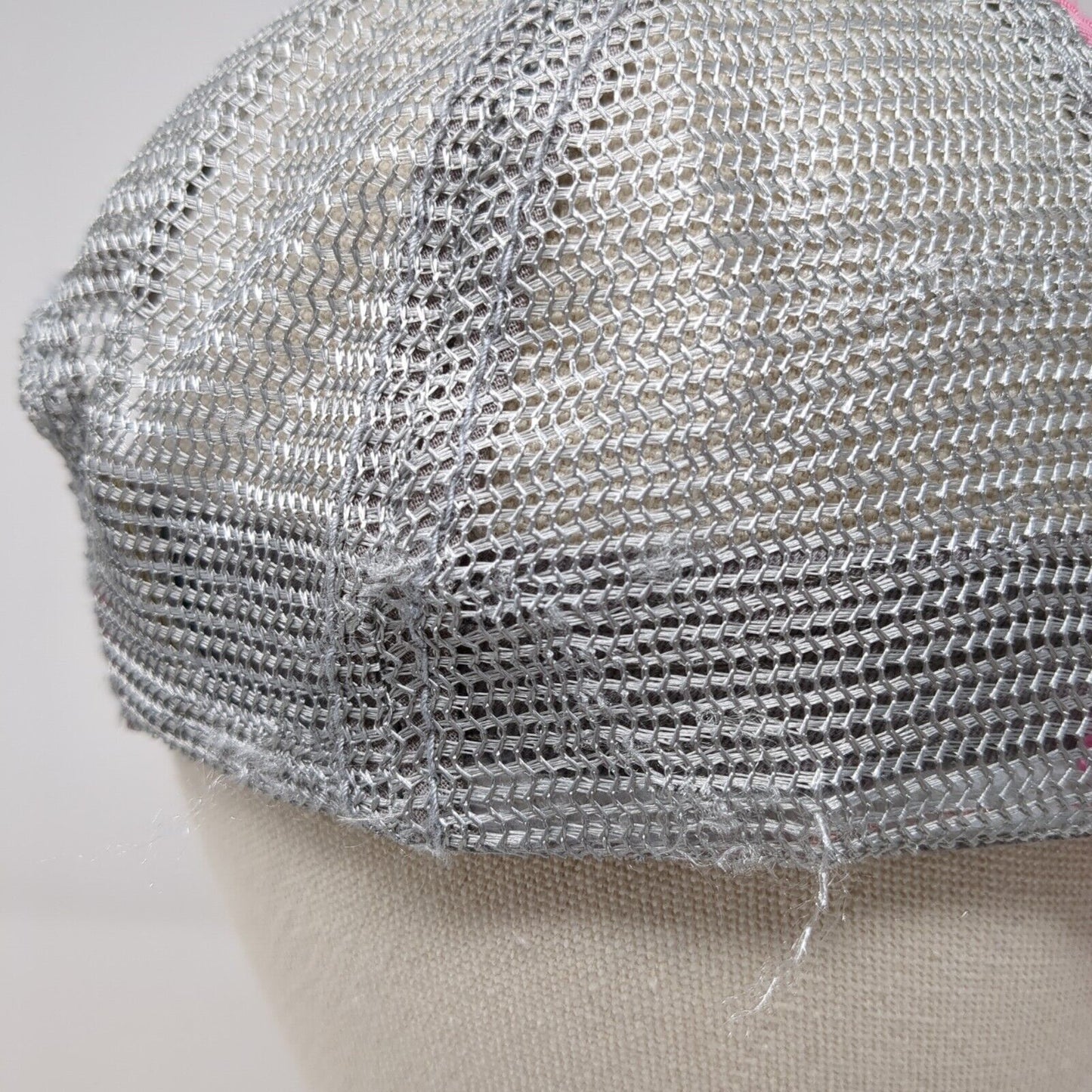 US Air Force Snapback Trucker Hat Pink One Size Mesh Back Embroidered