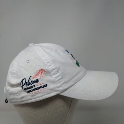 Junior Golf Show RSM Strapback Hat White One Size Embroidered Extreme Fit Ahead
