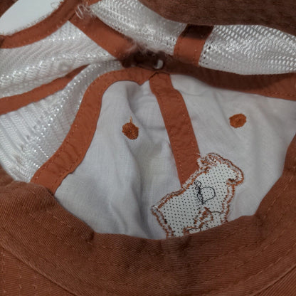 Ahead Strapback Mesh Back Trucker Hat Brown Extreme Fit Stanley ID