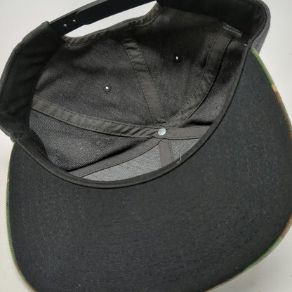 Rogue Fitness Snapback Hat Gray Green Brown Camo One Size Dare Risk Dream Patch