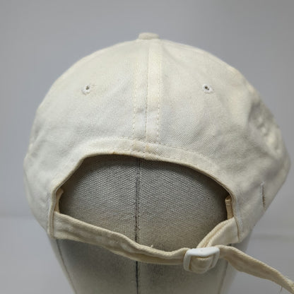 Nagano 1998 Olympics CBS Baseball Cap Beige OS Made in USA Pins Hat Vintage