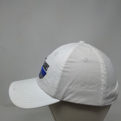 Kids For All Seasons Strapback Hat White One Size Embroidered 6 Panel