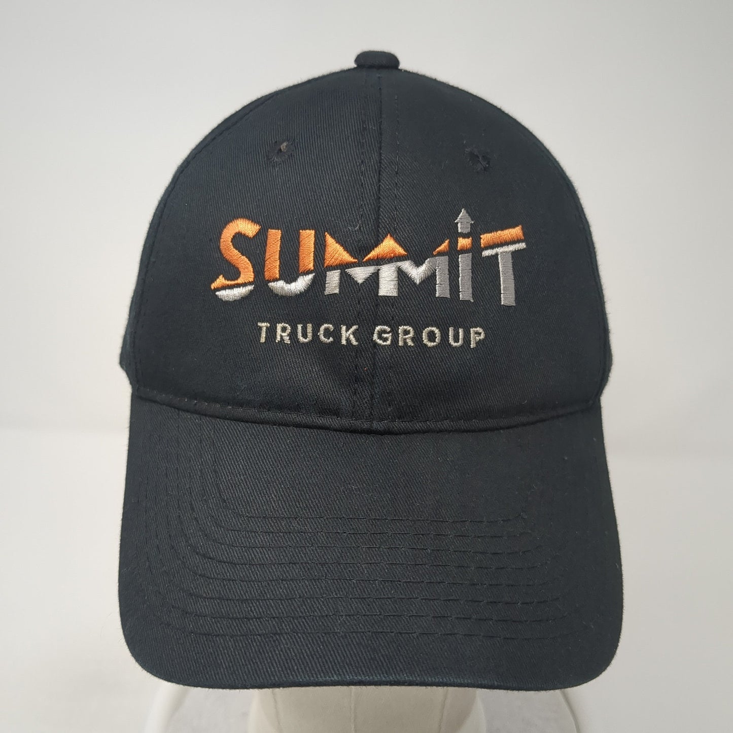 Summit Truck Group Strapback Hat Black One Size Adjustable Outdoor Cap