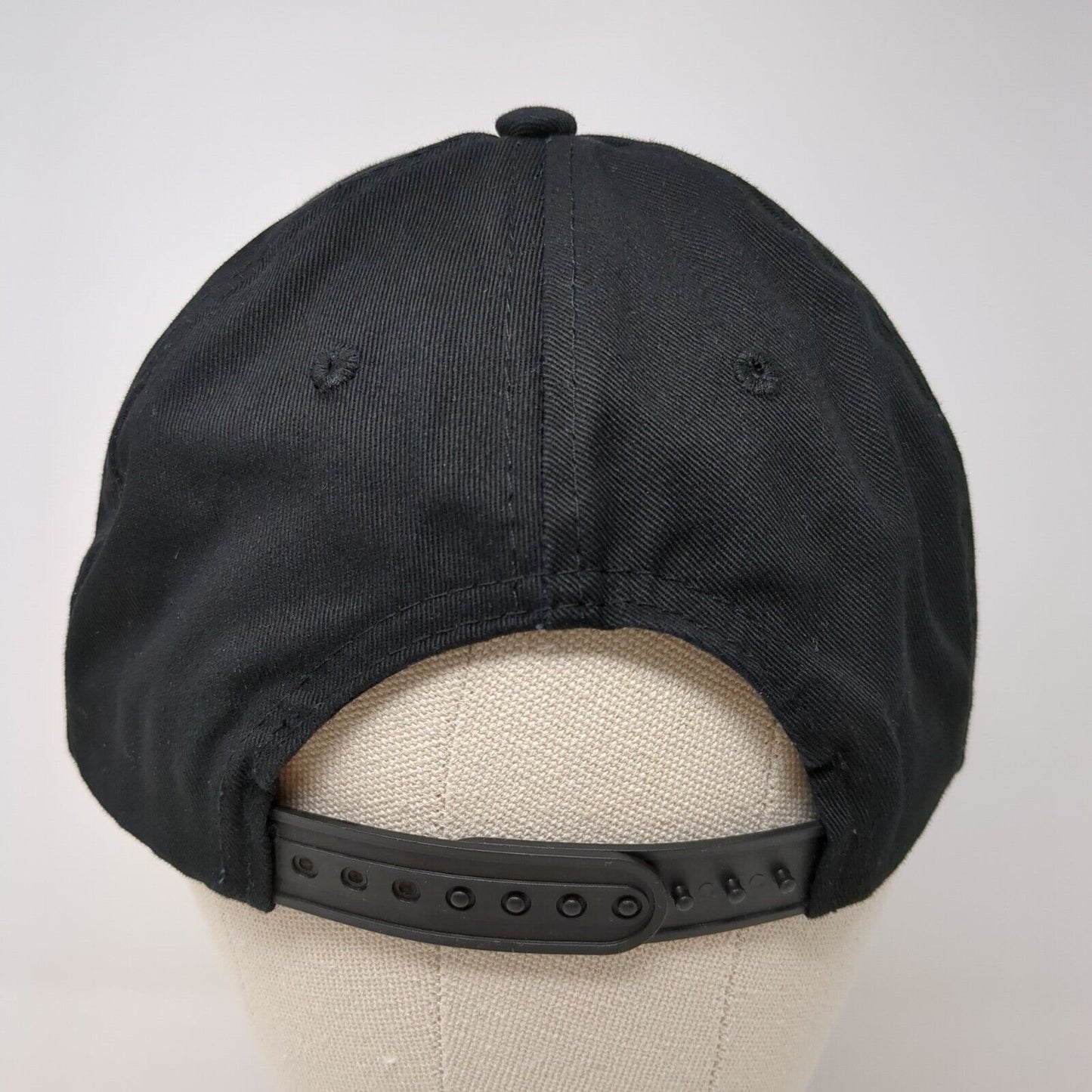 Bodybuilding.com Snapback Hat Black One Size Embroidered Logo 6 Panel