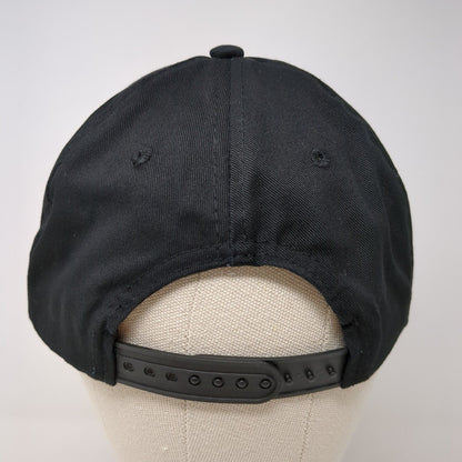 Bodybuilding.com Snapback Hat Black One Size Embroidered Logo 6 Panel