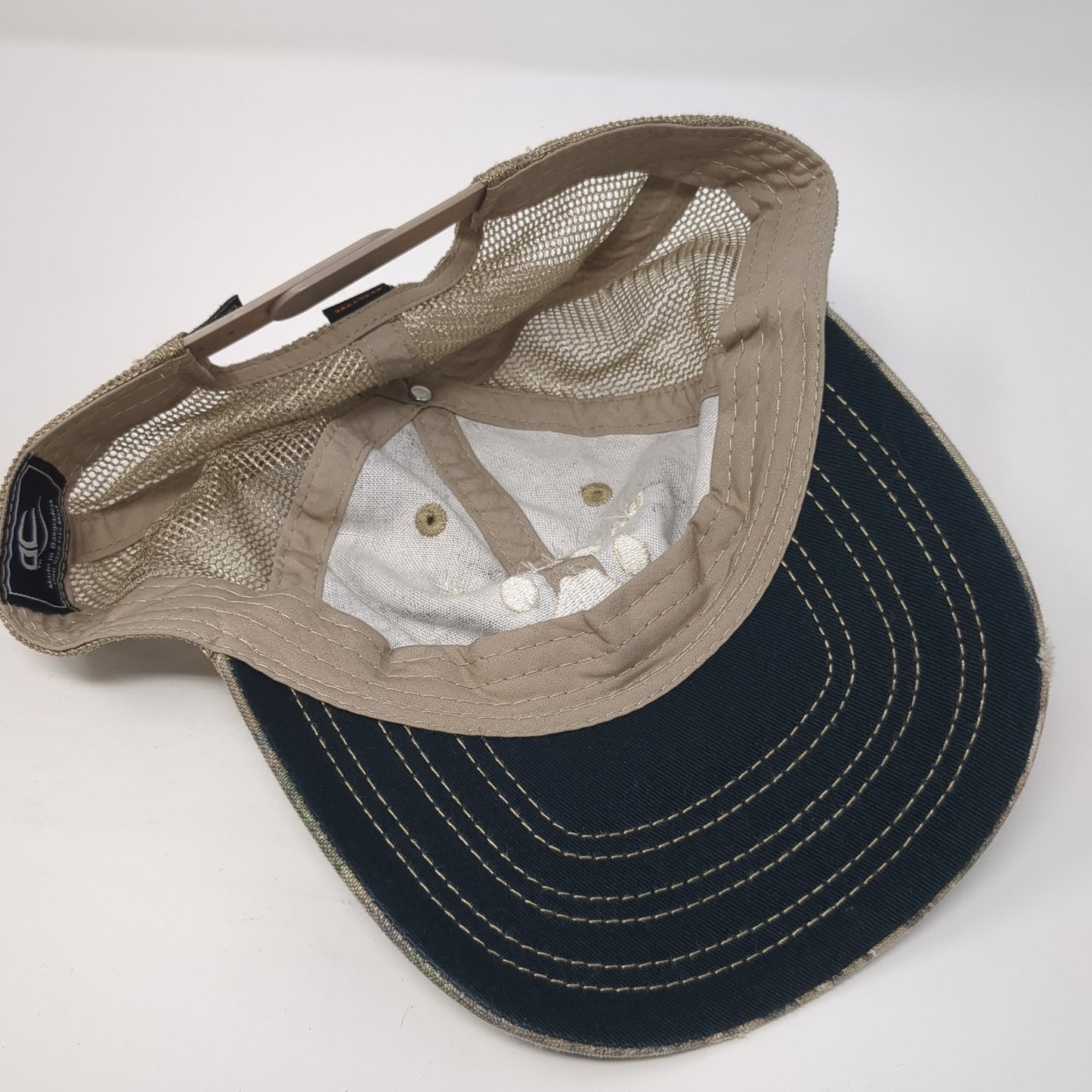 Bare Bone Taxidermy Snapback Trucker Hat Multi Camo One Size Mesh Back