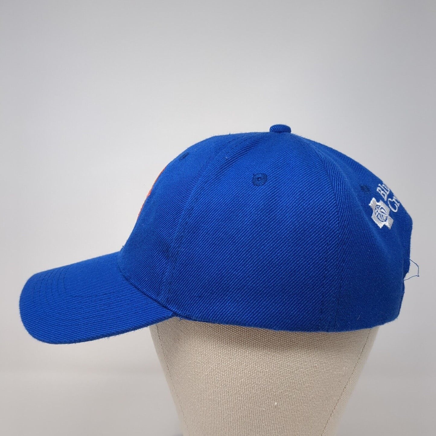 Blue Cross of Idaho Strapback Hat Blue One Size Adjustable Embroidered