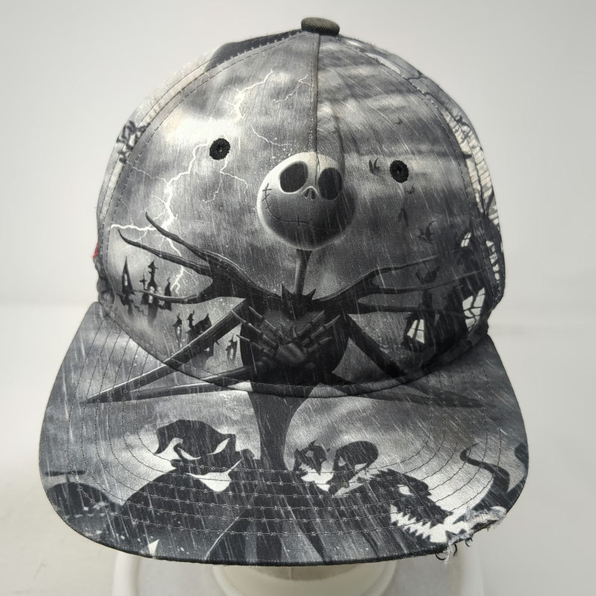 Disney 5 Panel Gray One Size Jack Skellington Nightmare Before Christmas Hat