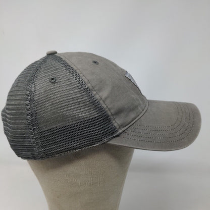 Carhartt Men's Snapback Mesh Back Hat Gray Adjustable Patch Logo