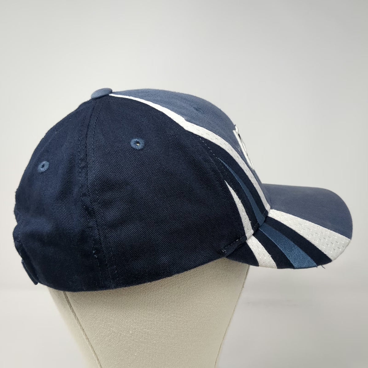 Seattle Seahawks NFL Reebok Blue One Size Cap Gray White Side Stripes Logo Hat