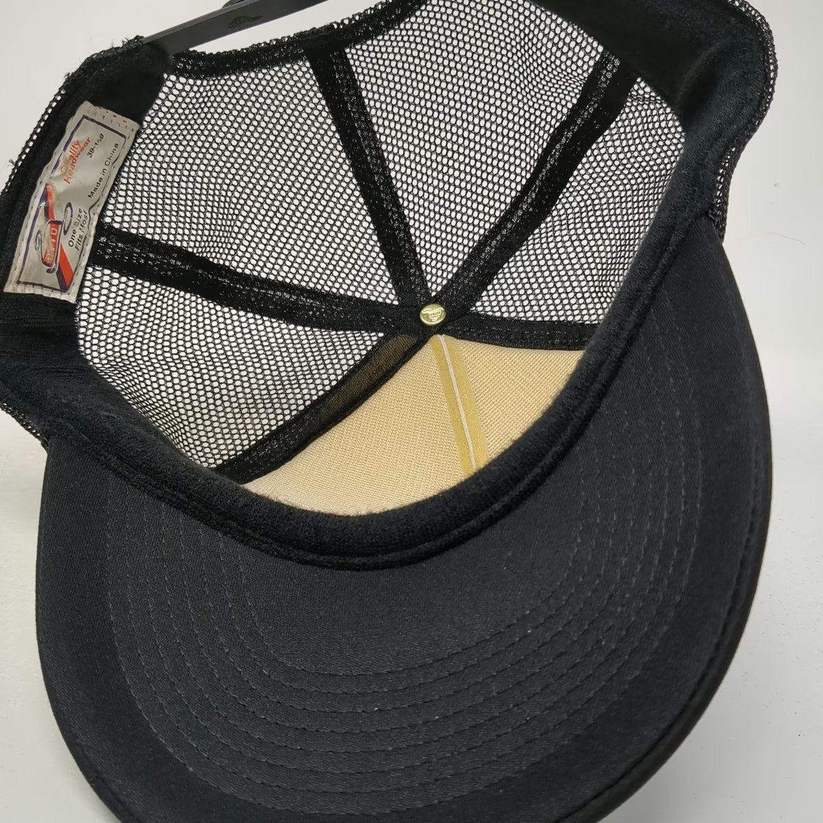 L.I.D. Trucker Hat Black White One Size Cruisin Reno 2004 Hot Rod Funny Slogan