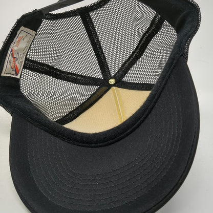 L.I.D. Trucker Hat Black White One Size Cruisin Reno 2004 Hot Rod Funny Slogan