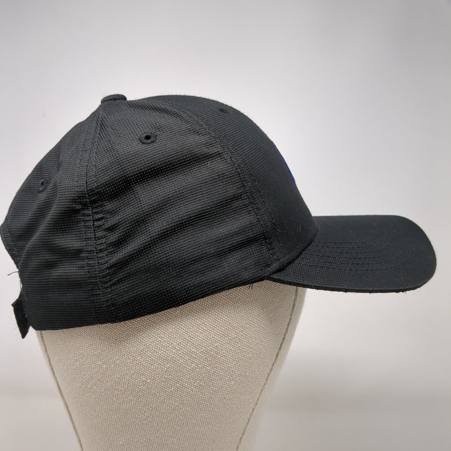 Albertsons Strapback Hat Black OSFA Adjustable Embroidered Image Solutions