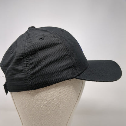 Albertsons Strapback Hat Black OSFA Adjustable Embroidered Image Solutions