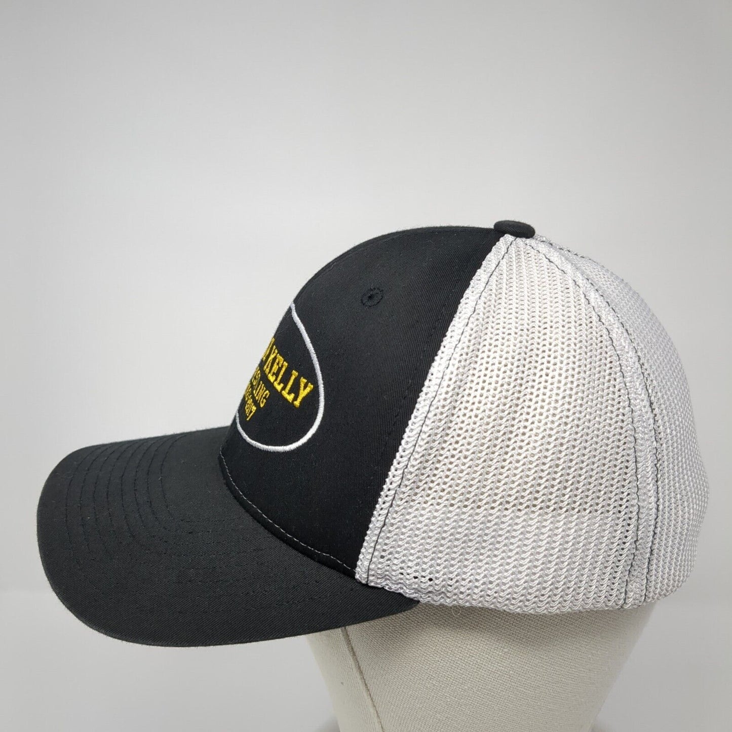 Bishop Kelly Wrestling 2016-2017 Fitted Trucker Hat Black L/XL Mesh Richardson