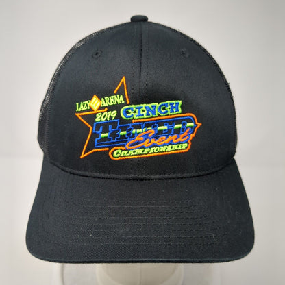 Lazy Arena 2019 Cinch Timed Event Championship Snapback Trucker Hat Black OS