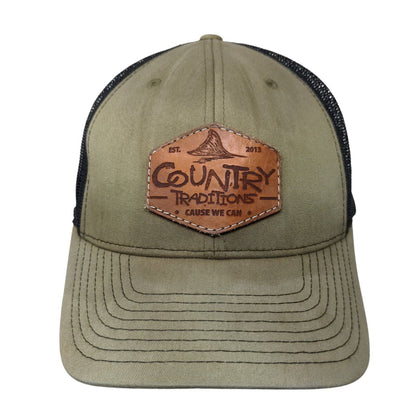 Country Traditions Cause We Can Snapback Mesh Back Trucker Hat Multi One Size