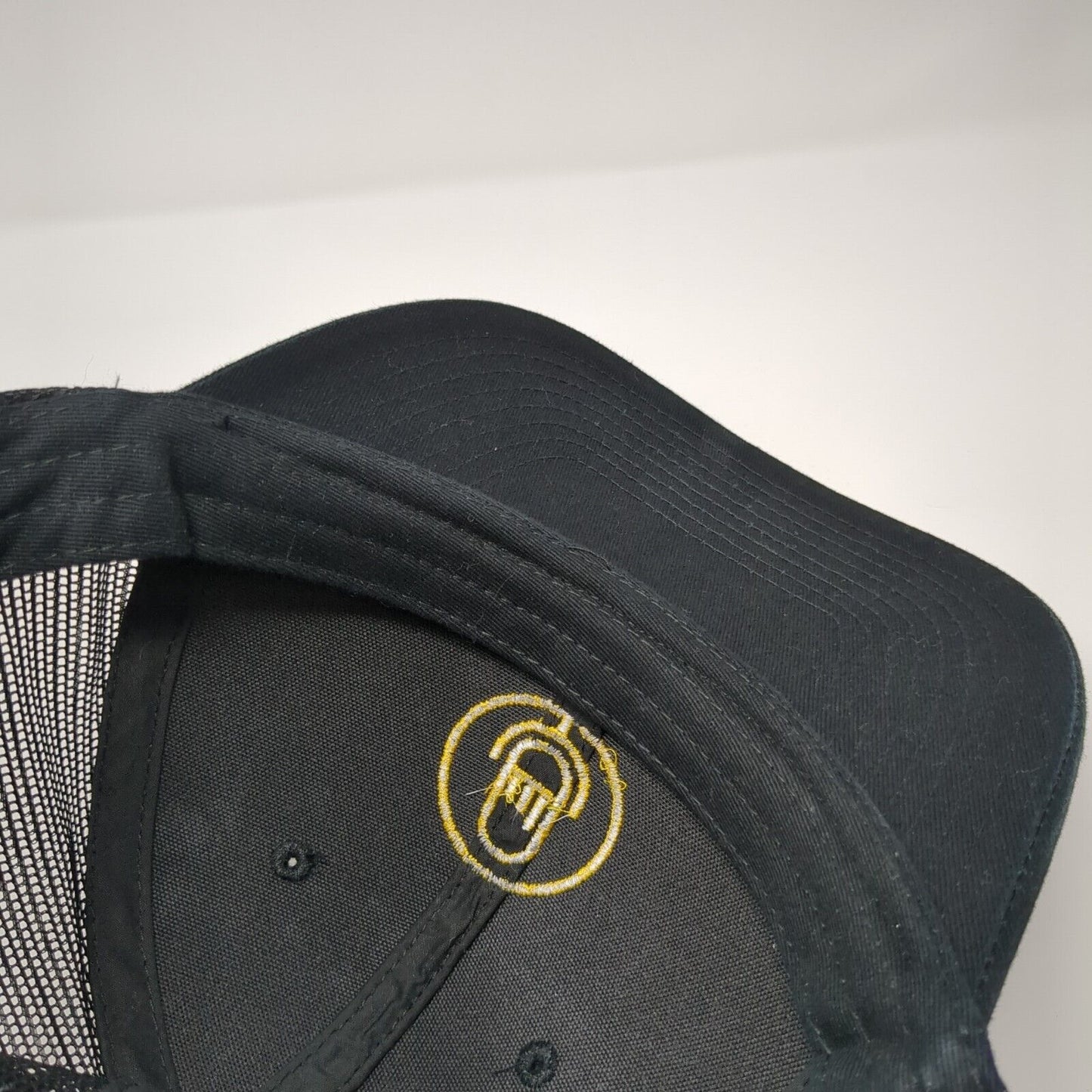 HISPOD Snapback Trucker Hat Black One Size Adjustable Mesh Back Port Authority