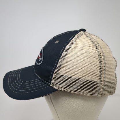 BowTech Baseball Cap Black One Size Mesh Back Strapback Contrast Stitching Hat