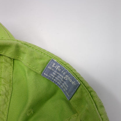 Little Slugger Stretch Fitted Hat Green 12-24 Months Life Is Good