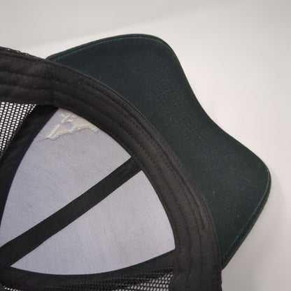 Idaho Summit Snapback Trucker Hat Black One Size Mesh Back Outdoor Cap