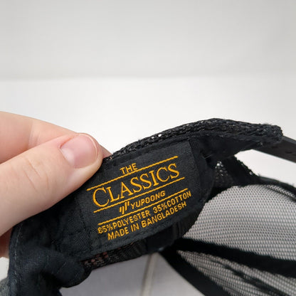 Spider Snapback Trucker Hat Gray One Size Adjustable Mesh Black Classics Yupoong