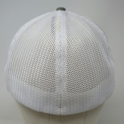 Columbia Baseball Cap Gray One Size Mesh Back Snapback Hat Outdoor Fishing Sport