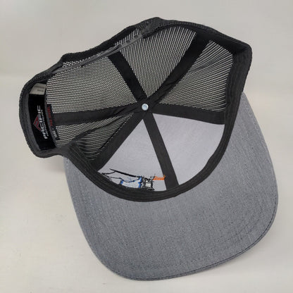 Golf Cart Snapback Mesh Back Trucker Hat Gray One Size Mesh Back Pacific
