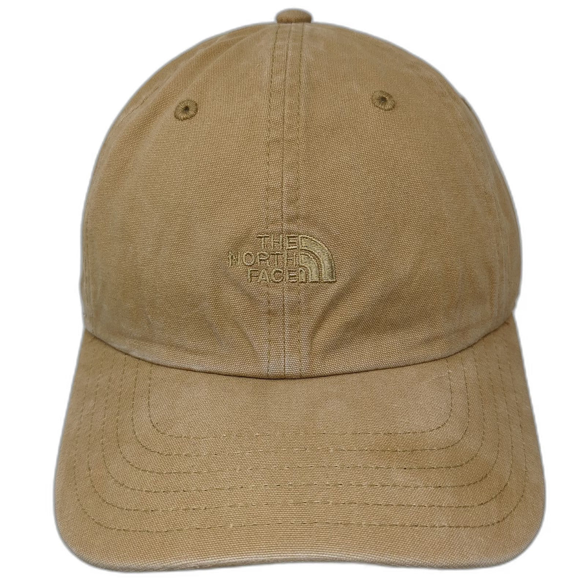The North Face Baseball Cap Brown One Size Cotton Embroidered Logo Slideback Hat