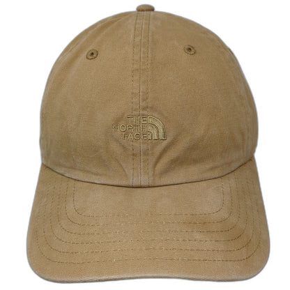 The North Face Baseball Cap Brown One Size Cotton Embroidered Logo Slideback Hat