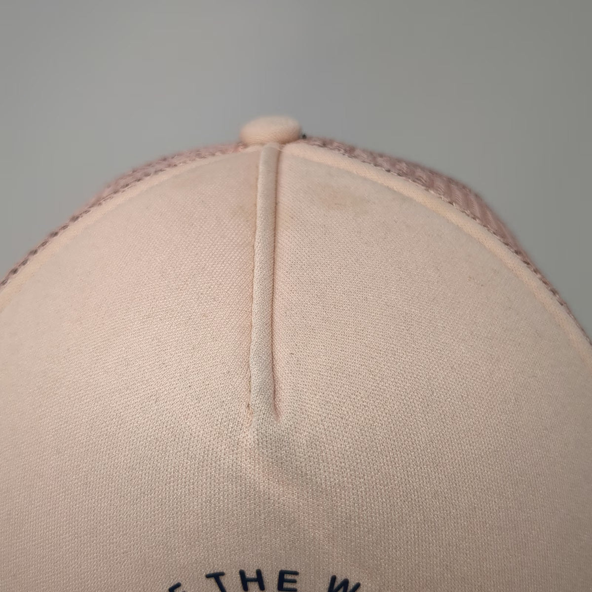 Vans Trucker Hat Pink One Size Off The Wall Palm Tree Graphic Mesh Snapback Logo