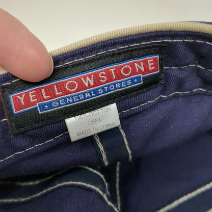 Yellowstone General Stores Baseball Cap Purple One Size Contrast Stitch Hat