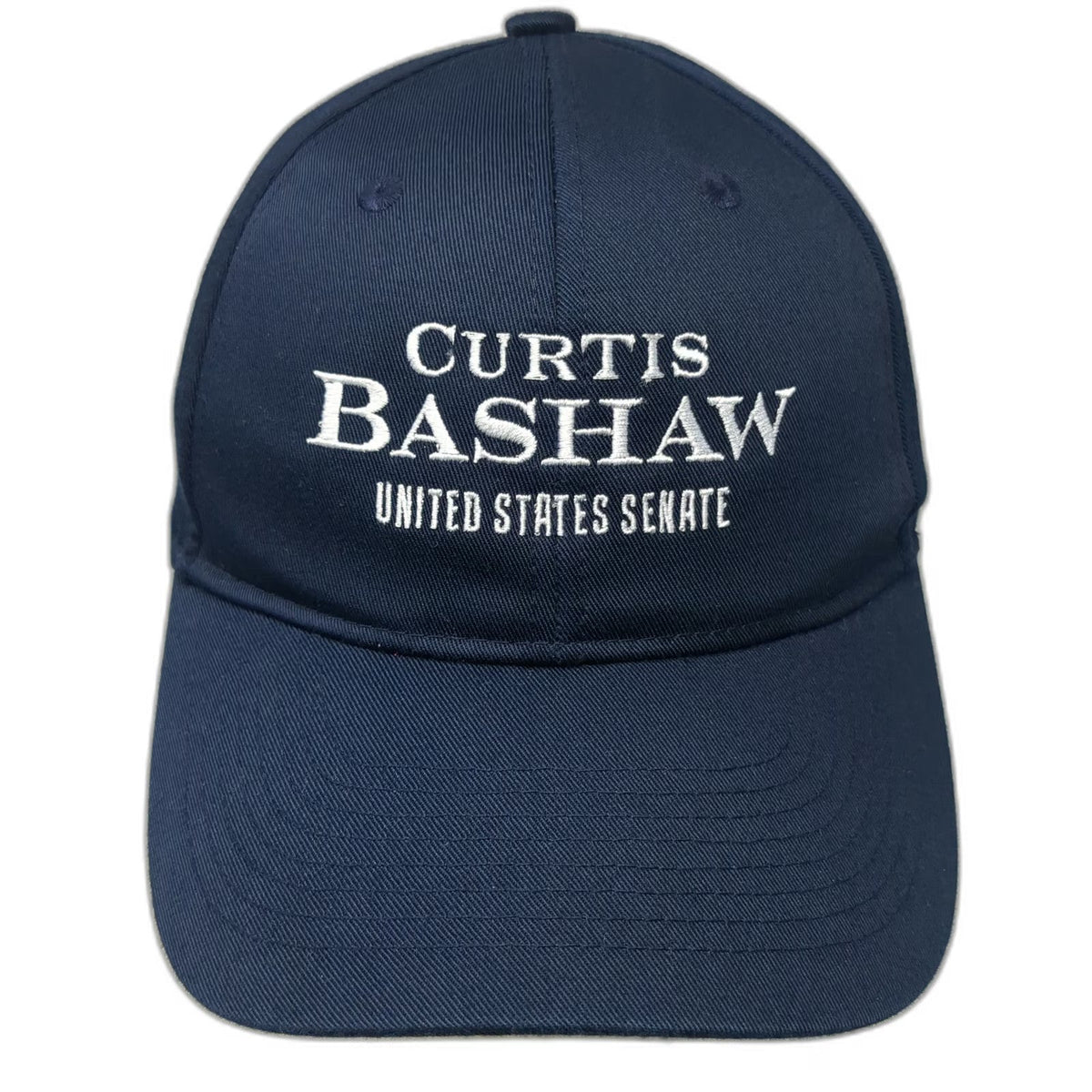 Port Authority Baseball Cap Blue One Size Curtis Bashaw US Senate 2024 Hat NJ