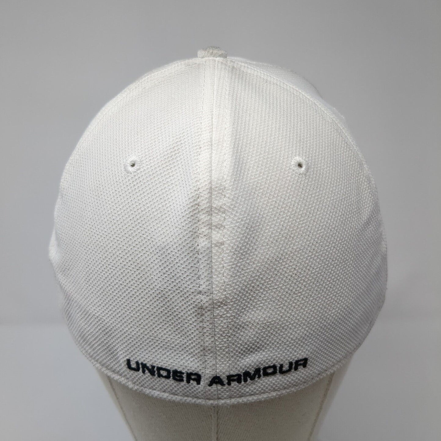 Under Armour Blitzing Fitted Hat White L/XL White Embroidered 6 Panel