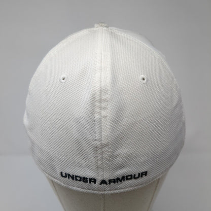 Under Armour Blitzing Fitted Hat White L/XL White Embroidered 6 Panel